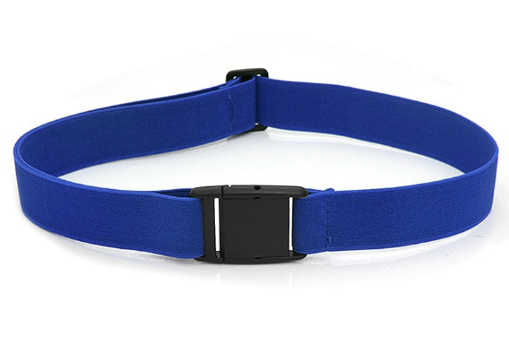 Light blue buckle-free invisible sretch belt with adjustable clasp