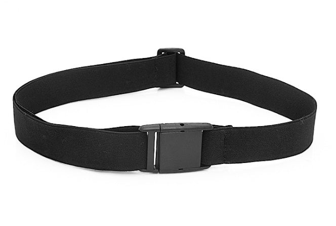 Black buckle-free invisible sretch belt with adjustable clasp